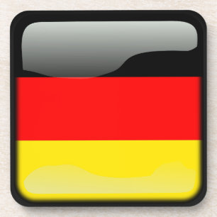 Flagge Deutschlands Getränkeuntersetzer