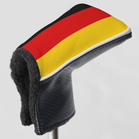 Flagge Deutschlands Golf Headcover (3/4 Vorderseite)
