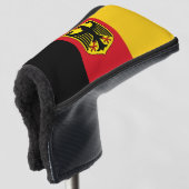 Flagge Deutschlands Golf Headcover (3/4 Vorderseite)