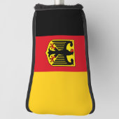 Flagge Deutschlands Golf Headcover (Rotieren 90)