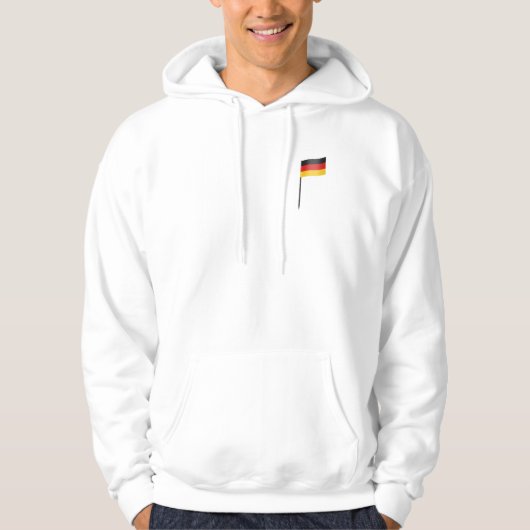 Flagge Deutschlands Hoodie (Vorderseite)