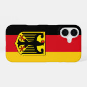 Flagge Deutschlands iPhone 16 Hülle (Rückseite (Horizontal))