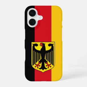 Flagge Deutschlands iPhone 16 Hülle