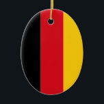 Flagge Deutschlands Keramik Ornament<br><div class="desc">Flagge Deutschlands.</div>