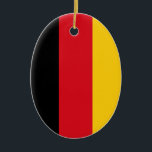Flagge Deutschlands Keramik Ornament<br><div class="desc">Flagge Deutschlands.</div>