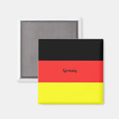 Flagge Deutschlands Magnet (Vorderseite/Rückseite)