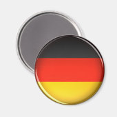 Flagge Deutschlands - Magnet (Vorderseite/Rückseite)
