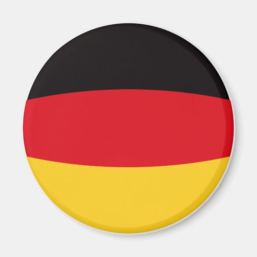 Flagge Deutschlands Magnet (Vorne)