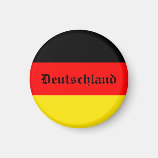 Flagge Deutschlands Magnet (Vorne)