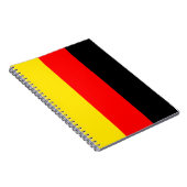 Flagge Deutschlands Notizblock (Rechte Seite)