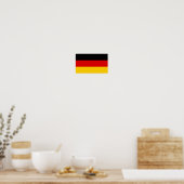 Flagge Deutschlands Poster (Küche)