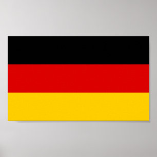 Flagge Deutschlands Poster