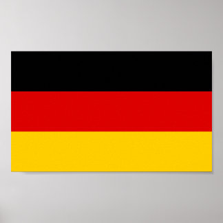 Flagge Deutschlands Poster