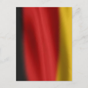 Flagge Deutschlands Postkarte