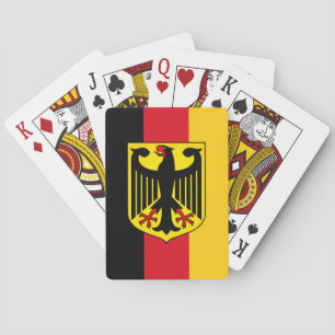 Flagge Deutschlands Spielkarten