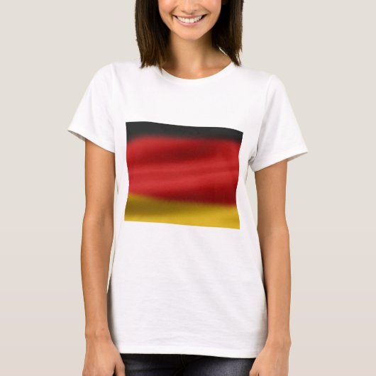 Flagge Deutschlands T-Shirt (Vorderseite)