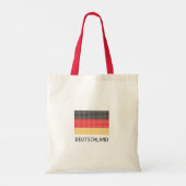 Flagge Deutschlands Tragetasche (Rückseite)