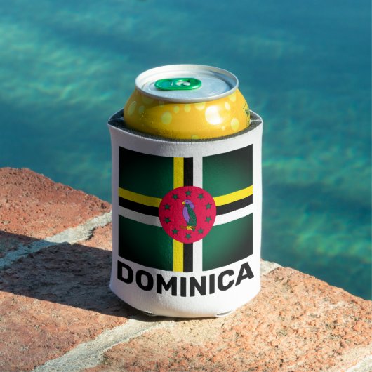 Flagge Dominicas Dosenkühler (In Situ Pool)