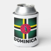 Flagge Dominicas Dosenkühler (Kanne Vorderseite)
