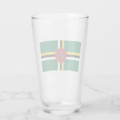 Flagge Dominicas Glas (Rückseite)