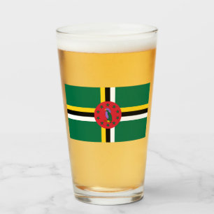 Flagge Dominicas Glas