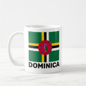 Flagge Dominicas Kaffeetasse (Links)