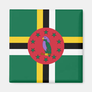 Flagge Dominicas Magnet