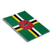 Flagge Dominicas Notizblock (Rechte Seite)
