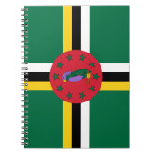 Flagge Dominicas Notizblock (Vorderseite)