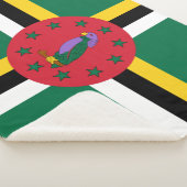 Flagge Dominicas Sherpadecke (3/4)