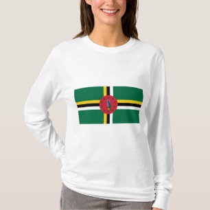 Flagge Dominicas T-Shirt