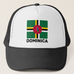 Flagge Dominicas Truckerkappe