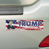 Flagge Donald Trump US Autoaufkleber (Auf Auto)