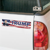 Flagge Donald Trump US Autoaufkleber (Auf Lkw)