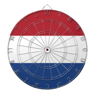 Flagge Dreifarbiges Niederlande Dartscheibe