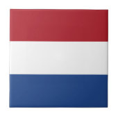 Flagge Dreifarbiges Niederlande Fliese (Vorderseite)
