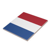 Flagge Dreifarbiges Niederlande Fliese (Seite)