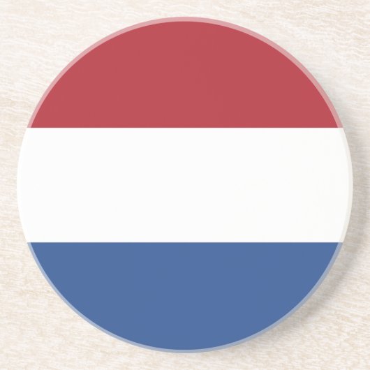 Flagge Dreifarbiges Niederlande Getränkeuntersetzer (Vorne)