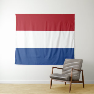 Flagge Dreifarbiges Niederlande Wandteppich