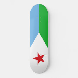 Flagge Dschibutis (Afrikanische Nation) Skateboard