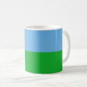 Flagge Dschibutis Kaffeetasse (VorderseiteRechts)