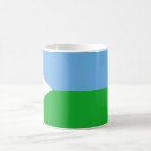 Flagge Dschibutis Kaffeetasse (Mittel)