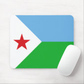 Flagge Dschibutis Mousepad (Mit Mouse)