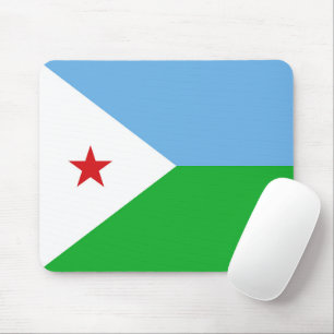 Flagge Dschibutis Mousepad