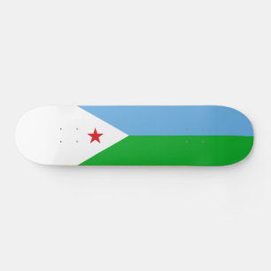 Flagge Dschibutis Skateboard