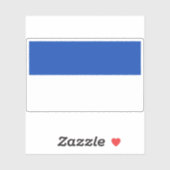 Flagge Duisburgs, Deutschland Aufkleber (Blatt)