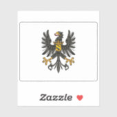 Flagge Dukales Preußen Aufkleber (Blatt)
