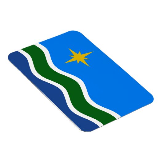 Flagge Duluth, MN Magnet (Rechte Seite)