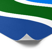 Flagge Duluth, MN Poster (Ecke)