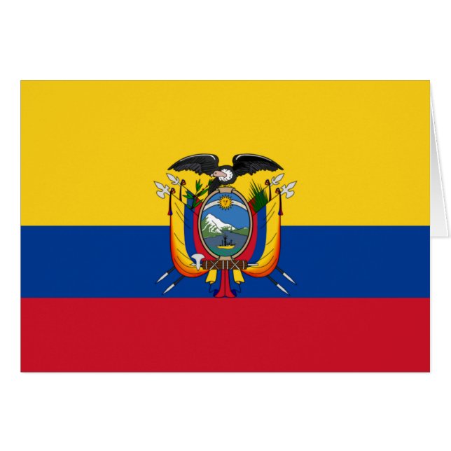 Flagge Ecuadors (Vorderseite (Horizontal))